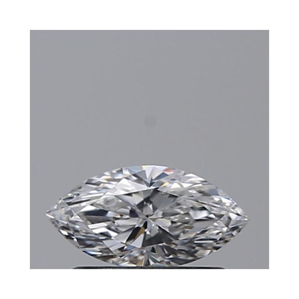 0.40 Carat Marquise Loose Diamond, D, VS1, Ideal, GIA Certified
