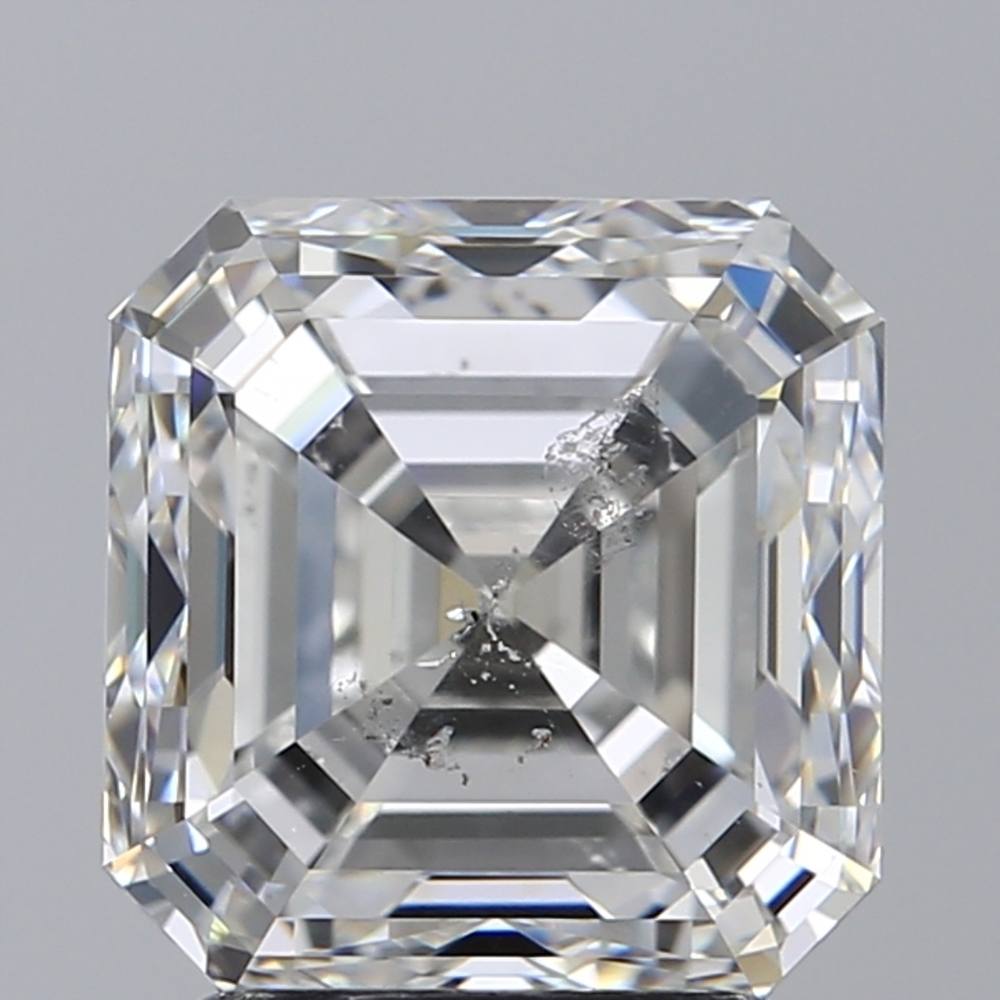3.01 Carat Asscher Loose Diamond, G, SI2, Excellent, GIA Certified | Thumbnail