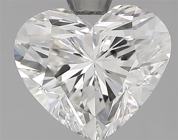 1.51 Carat Heart Loose Diamond, G, IF, Super Ideal, HRD Certified