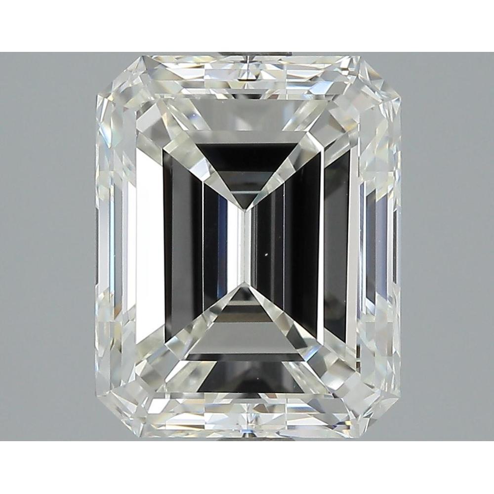3.02 Carat Emerald Loose Diamond, H, VS1, Ideal, HRD Certified | Thumbnail