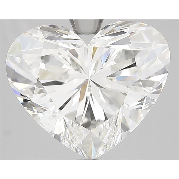 5.58 Carat Heart Loose Diamond, G, VVS2, Super Ideal, HRD Certified | Thumbnail