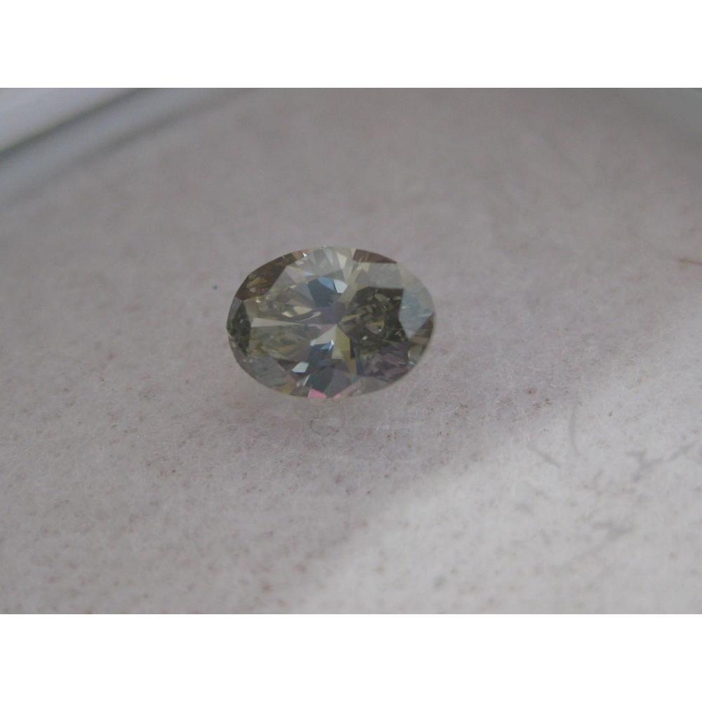 1.01 Carat Oval Loose Diamond, Fancy Gray, , Good, GIA Certified | Thumbnail