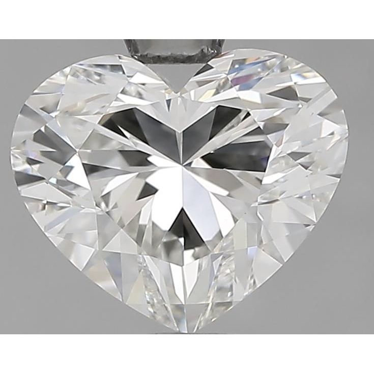 1.04 Carat Heart Loose Diamond, G, IF, Super Ideal, HRD Certified