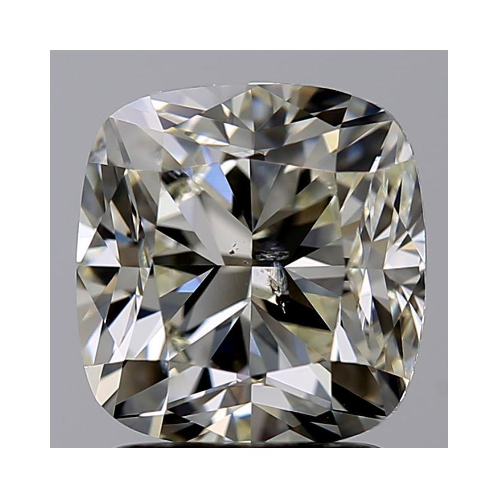 2.00 Carat Cushion Loose Diamond, K, SI2, Very Good, HRD Certified | Thumbnail