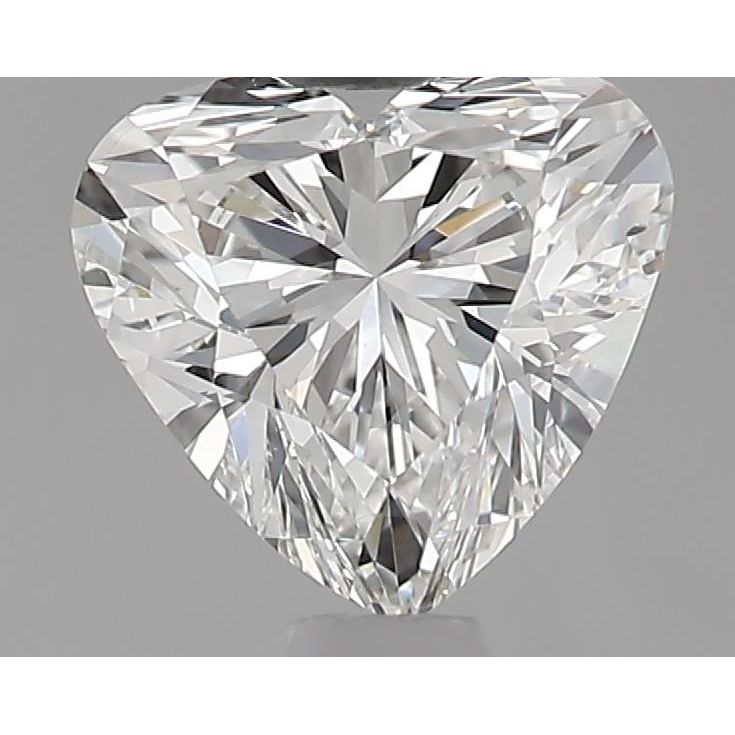0.90 Carat Heart Loose Diamond, G, VS1, Super Ideal, HRD Certified