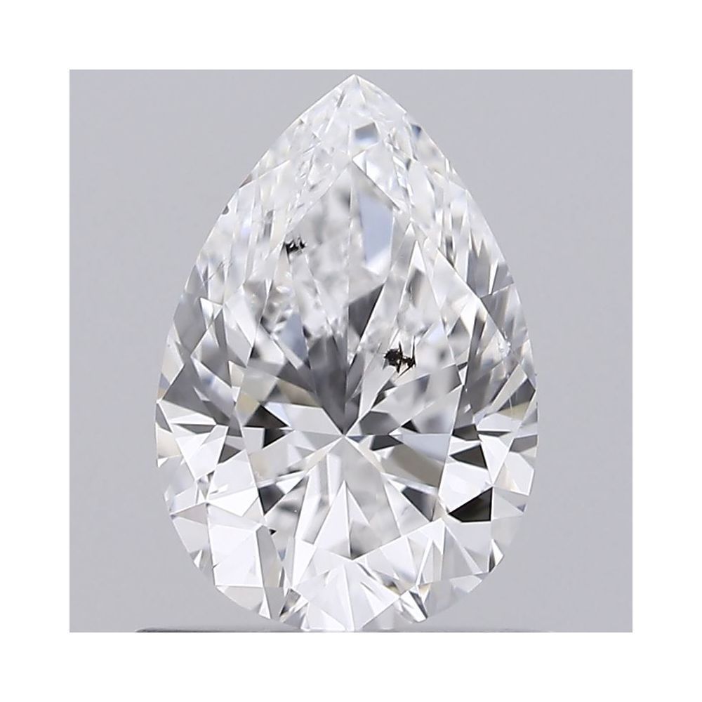 0.71 Carat Pear Loose Diamond, D, SI2, Super Ideal, HRD Certified