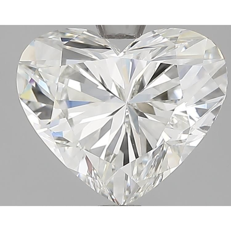 2.10 Carat Heart Loose Diamond, H, IF, Super Ideal, HRD Certified