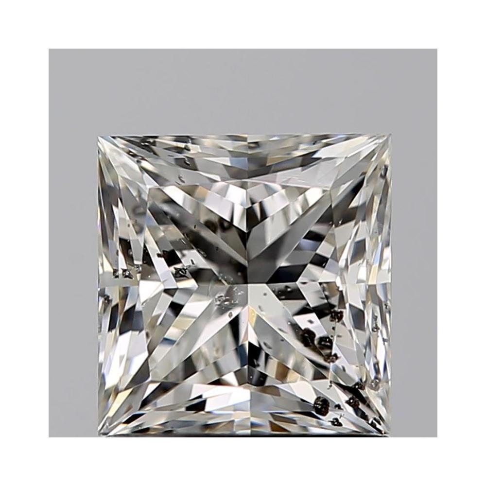 1.27 Carat Princess Loose Diamond, H, SI2, Very Good, HRD Certified | Thumbnail