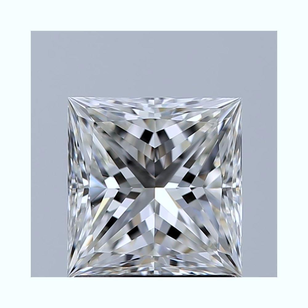 0.68 Carat Princess Loose Diamond, D, VS1, Super Ideal, GIA Certified | Thumbnail