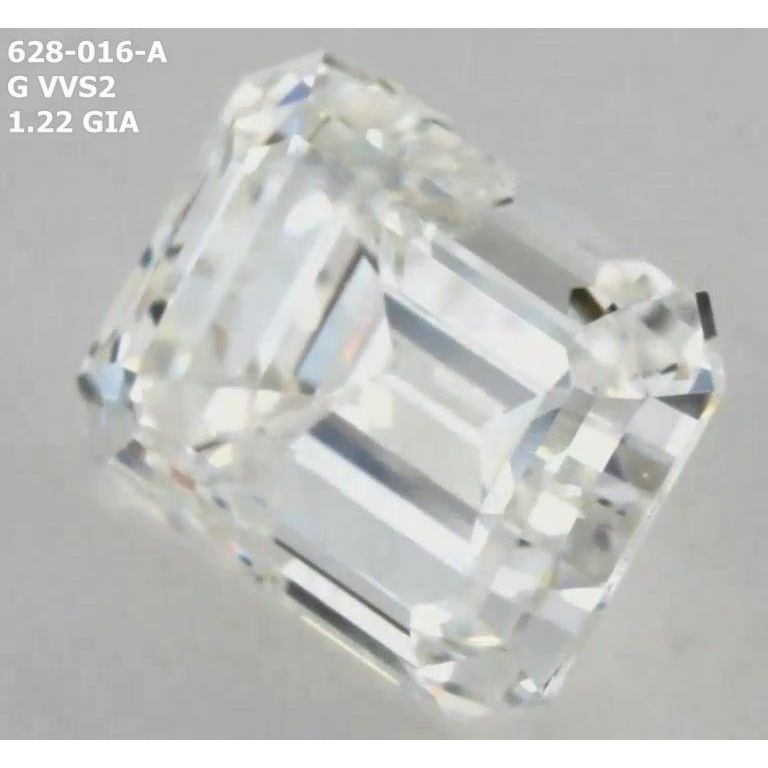 1.22 Carat Emerald Loose Diamond, G, VVS2, Very Good, GIA Certified | Thumbnail