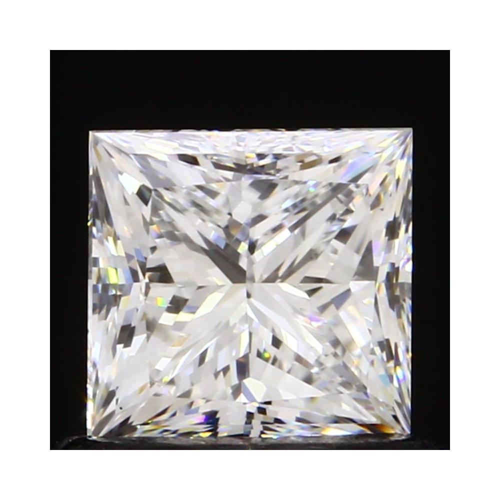 0.72 Carat Princess Loose Diamond, E, VVS2, Super Ideal, GIA Certified