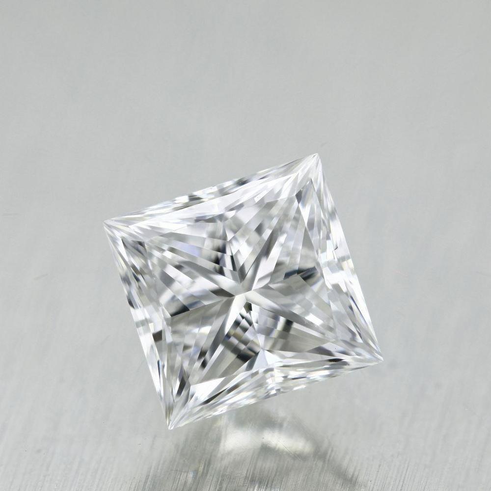 0.71 Carat Princess Loose Diamond, E, VVS2, Ideal, GIA Certified | Thumbnail