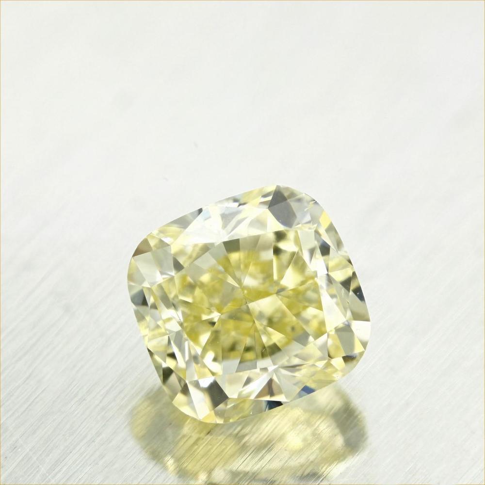 1.02 Carat Cushion Loose Diamond, Y - Z, VS2, Ideal, GIA Certified