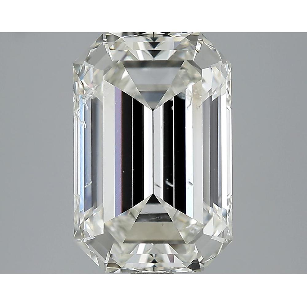 5.43 Carat Emerald Loose Diamond, J, SI2, Ideal, GIA Certified