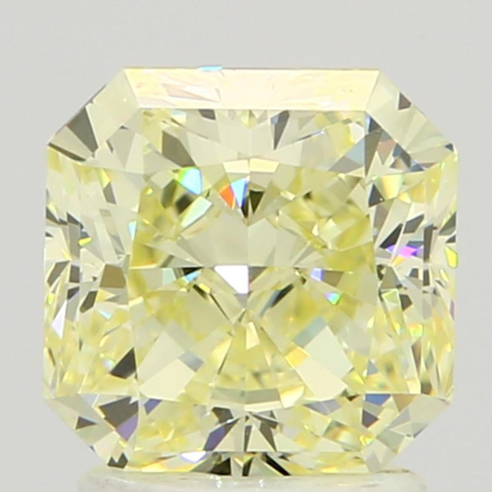 2.01 Carat Radiant Loose Diamond, Y - Z, VVS2, Excellent, GIA Certified