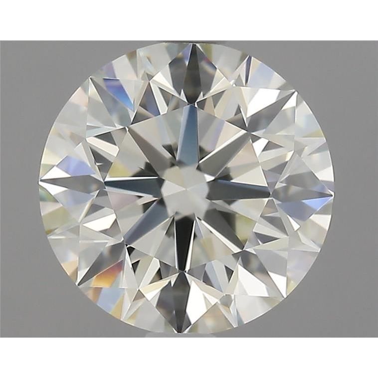 2.01 Carat Round Loose Diamond, K, IF, Super Ideal, GIA Certified