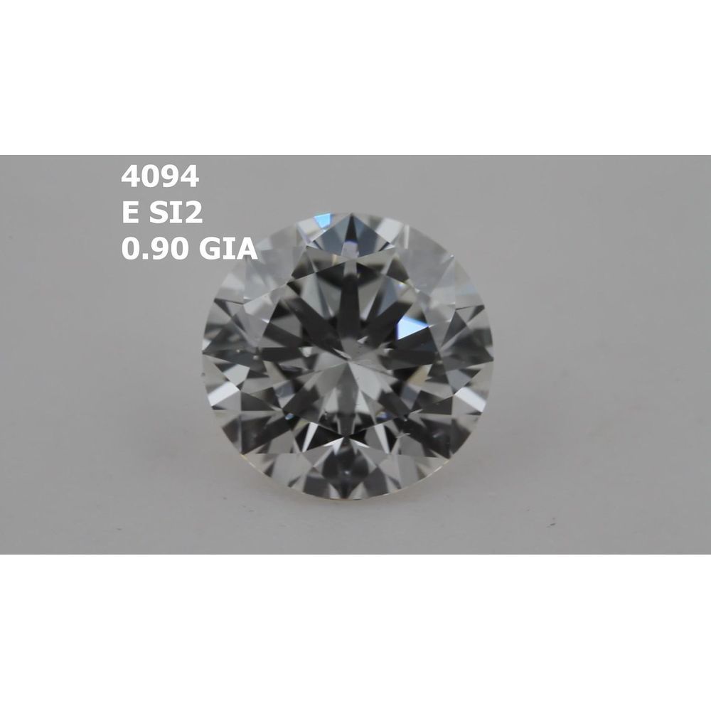 0.90 Carat Round Loose Diamond, E, SI2, Ideal, GIA Certified | Thumbnail