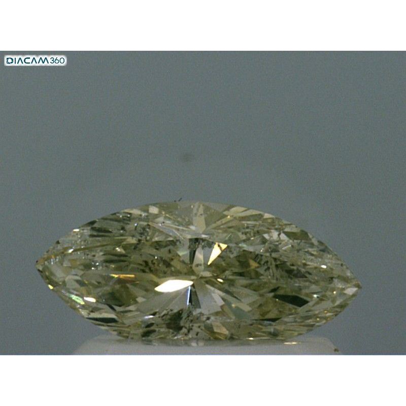 0.47 Carat Marquise Loose Diamond, Fancy Light Yellow, I1, Very Good, GIA Certified | Thumbnail