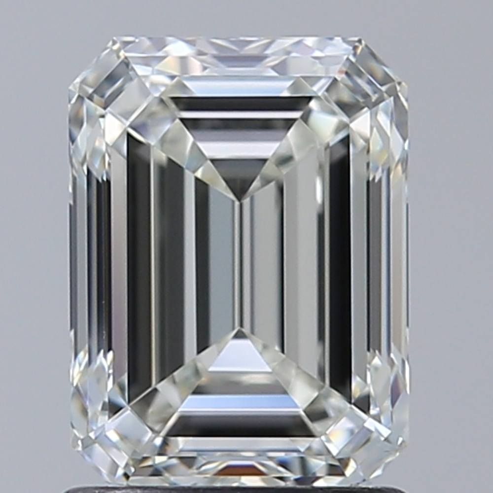 1.51 Carat Emerald Loose Diamond, J, VVS2, Ideal, GIA Certified | Thumbnail