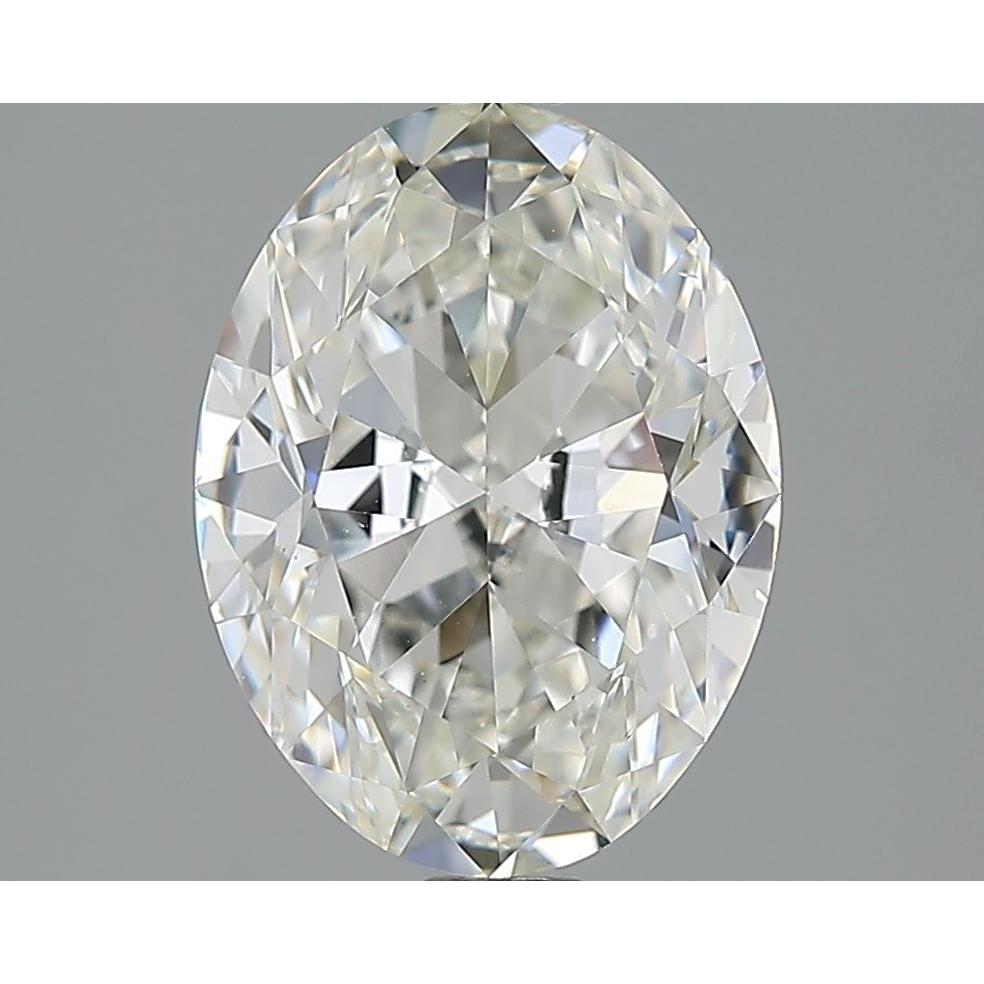 3.01 Carat Oval Loose Diamond, I, VS2, Ideal, GIA Certified | Thumbnail