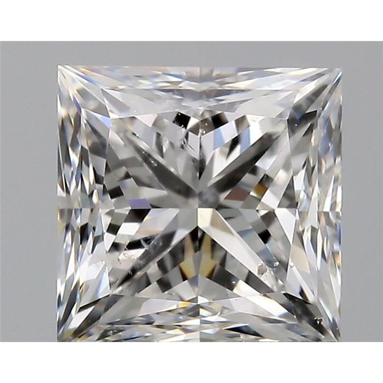 0.90 Carat Princess Loose Diamond, F, SI2, Excellent, GIA Certified