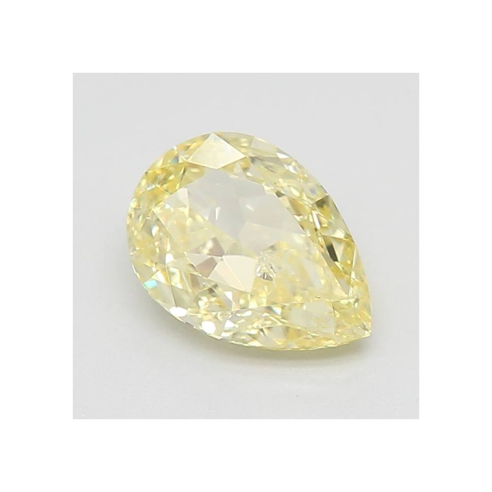 0.85 Carat Pear Loose Diamond, FANCY, I1, Ideal, GIA Certified | Thumbnail