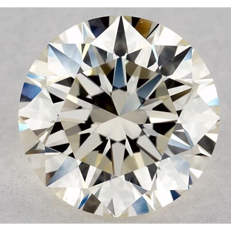 1.30 Carat Round Loose Diamond, N, VS2, Super Ideal, GIA Certified