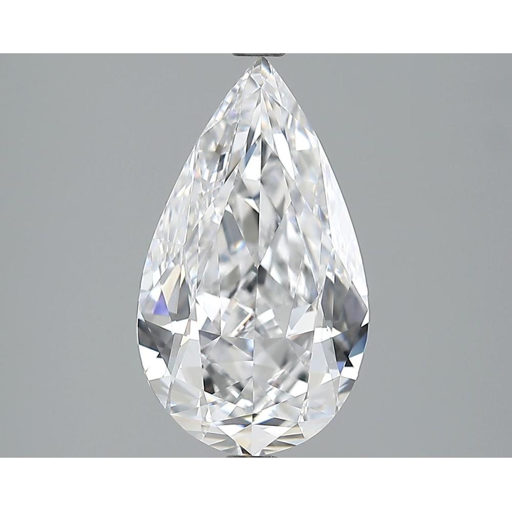 3.01 Carat Pear Loose Diamond, D, IF, Ideal, GIA Certified | Thumbnail
