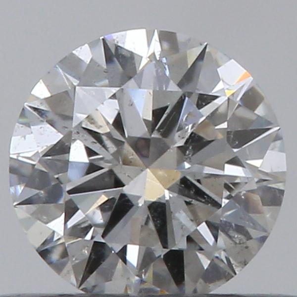 0.40 Carat Round Loose Diamond, H, SI2, Ideal, GIA Certified