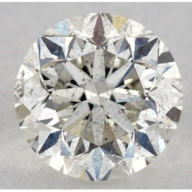 0.40 Carat Round Loose Diamond, J, I1, Very Good, GIA Certified
