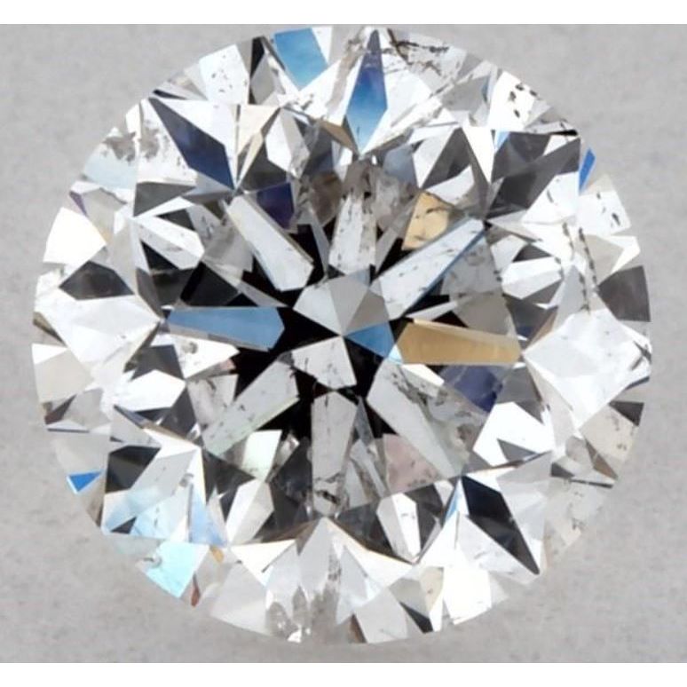 0.40 Carat Round Loose Diamond, F, I1, Very Good, GIA Certified | Thumbnail