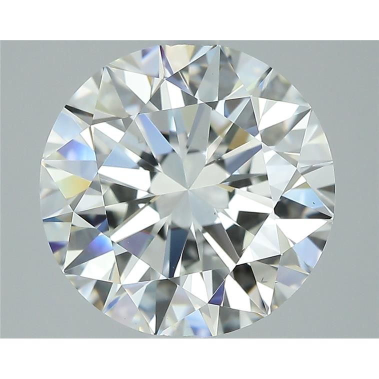 2.91 Carat Round Loose Diamond, H, VS1, Super Ideal, GIA Certified