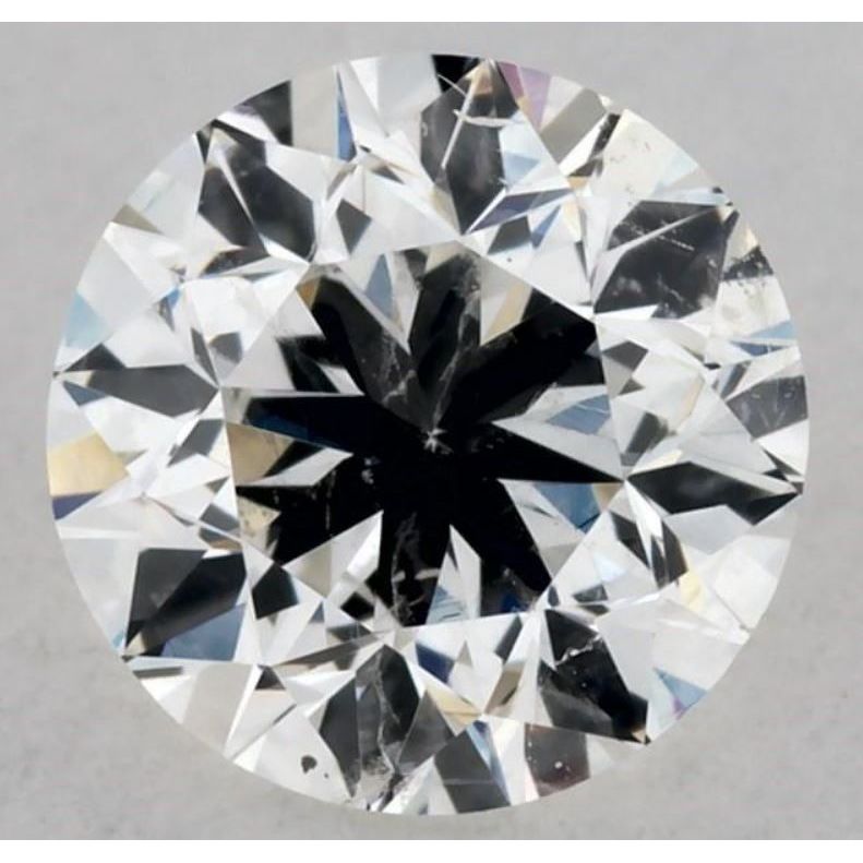0.40 Carat Round Loose Diamond, H, I1, Very Good, GIA Certified | Thumbnail