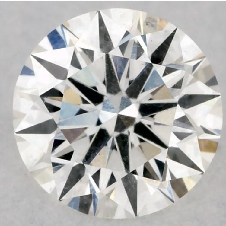 0.34 Carat Round Loose Diamond, G, I1, Super Ideal, GIA Certified