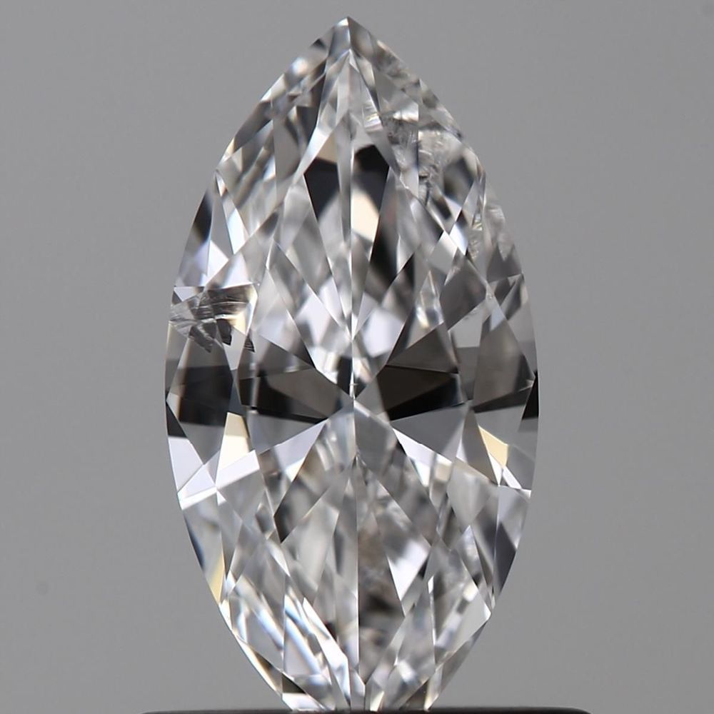0.59 Carat Marquise Loose Diamond, D, I1, Ideal, GIA Certified