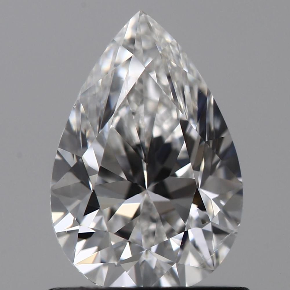 0.90 Carat Pear Loose Diamond, E, SI1, Very Good, GIA Certified | Thumbnail