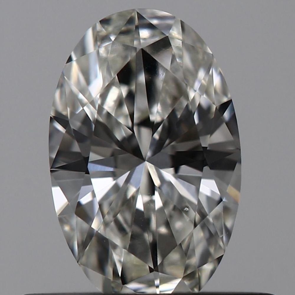 0.41 Carat Oval Loose Diamond, I, VS2, Ideal, GIA Certified | Thumbnail