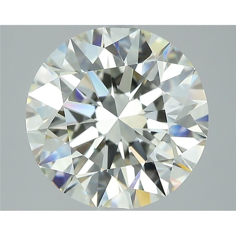 3.01 Carat Round Loose Diamond, K, VVS1, Super Ideal, GIA Certified