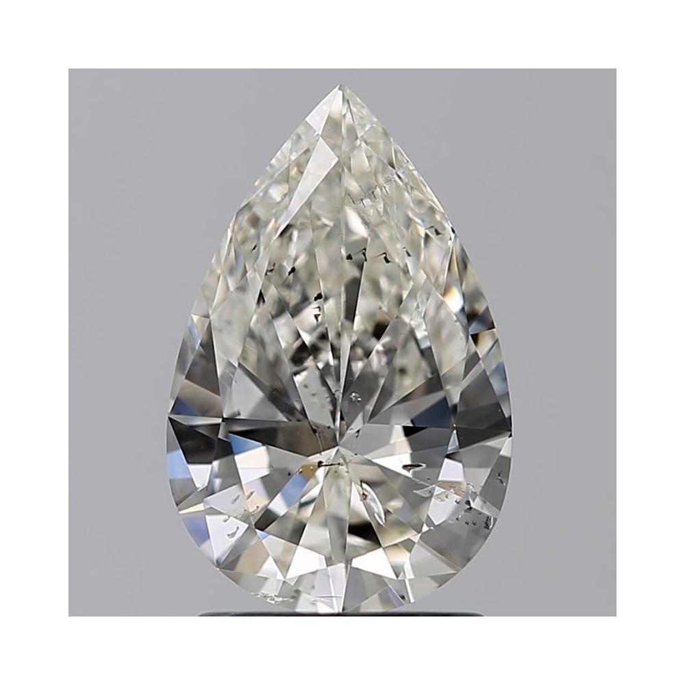 1.51 Carat Pear Loose Diamond, I, I1, Ideal, GIA Certified