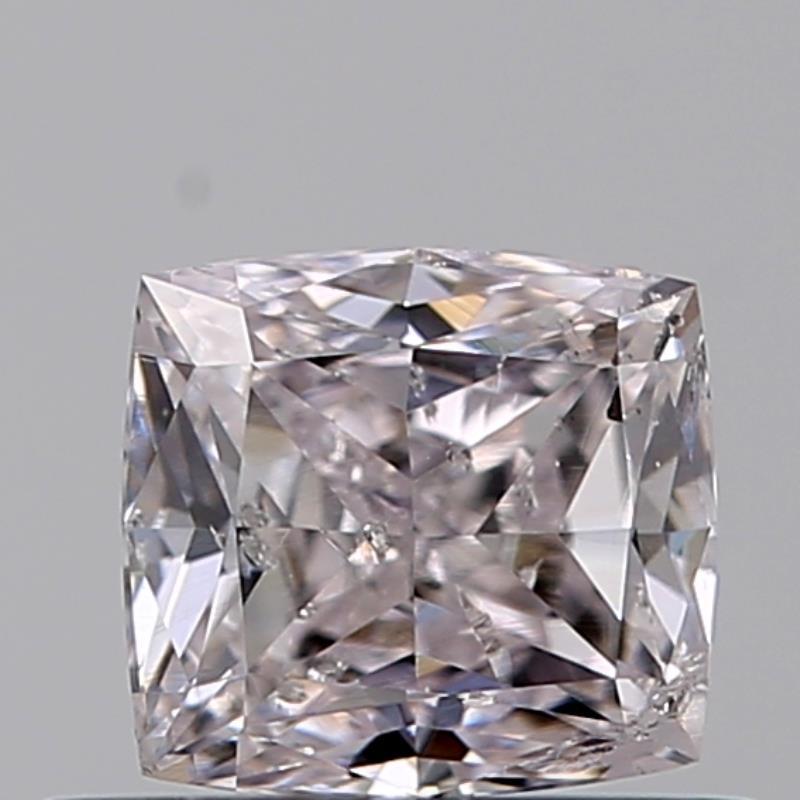 0.45 Carat Cushion Loose Diamond, faint pink natural not applicable, I1, Ideal, GIA Certified