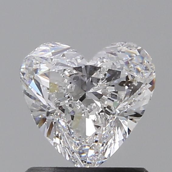 0.90 Carat Heart Loose Diamond, D, SI2, Ideal, GIA Certified