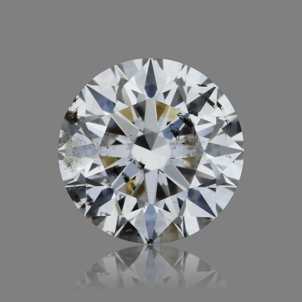 0.72 Carat Round Loose Diamond, F, I1, Super Ideal, GIA Certified