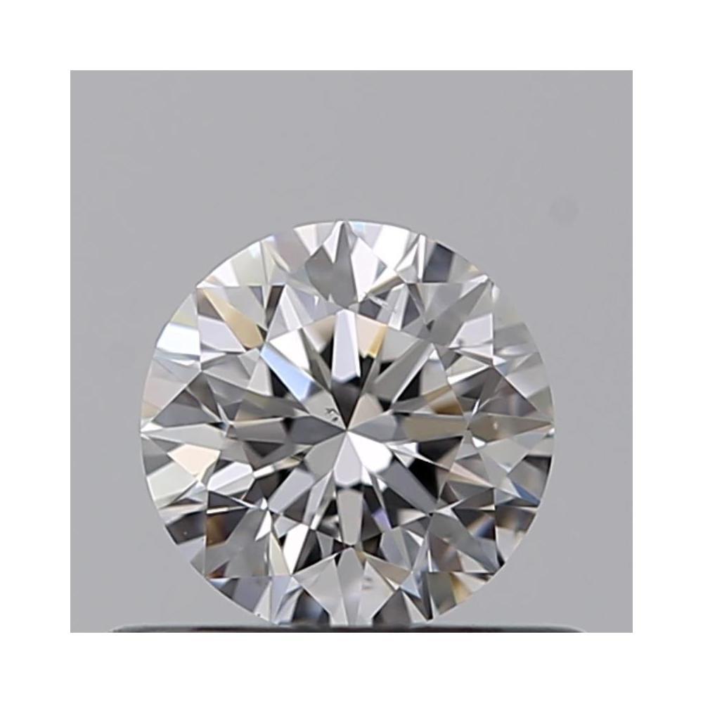 0.45 Carat Round Loose Diamond, F, SI1, Excellent, GIA Certified