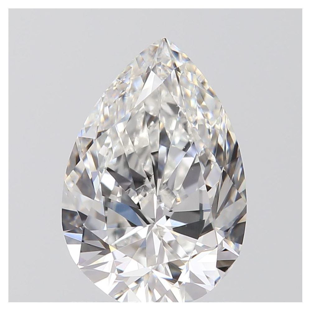0.95 Carat Pear Loose Diamond, F, VS2, Ideal, GIA Certified