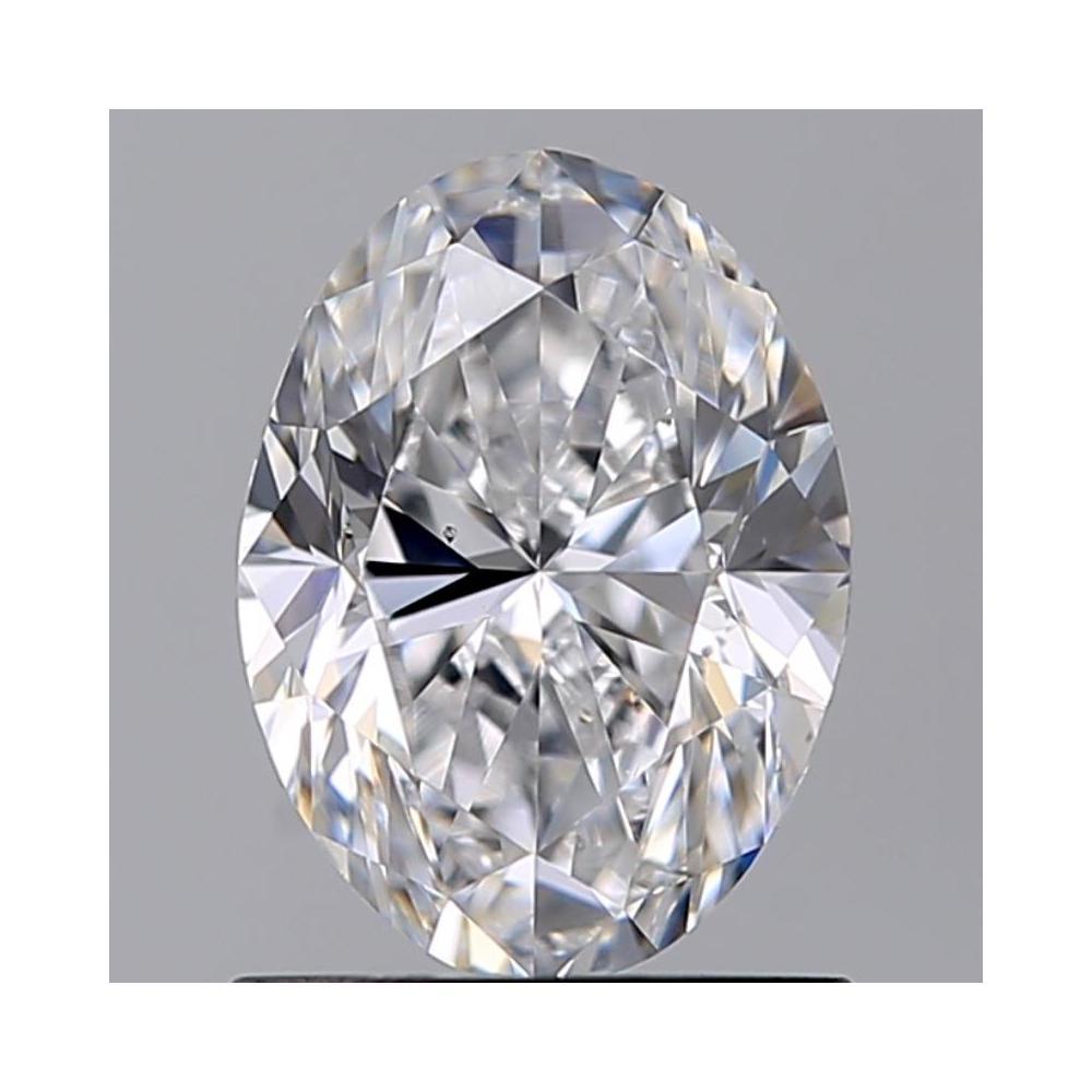 1.00 Carat Oval Loose Diamond, D, SI1, Excellent, GIA Certified | Thumbnail