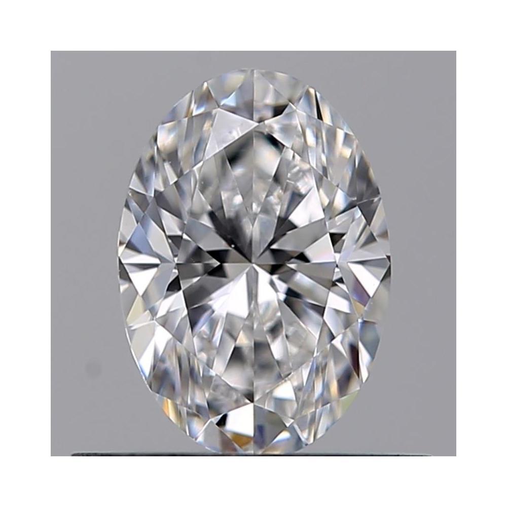 0.55 Carat Oval Loose Diamond, D, VVS1, Ideal, GIA Certified | Thumbnail