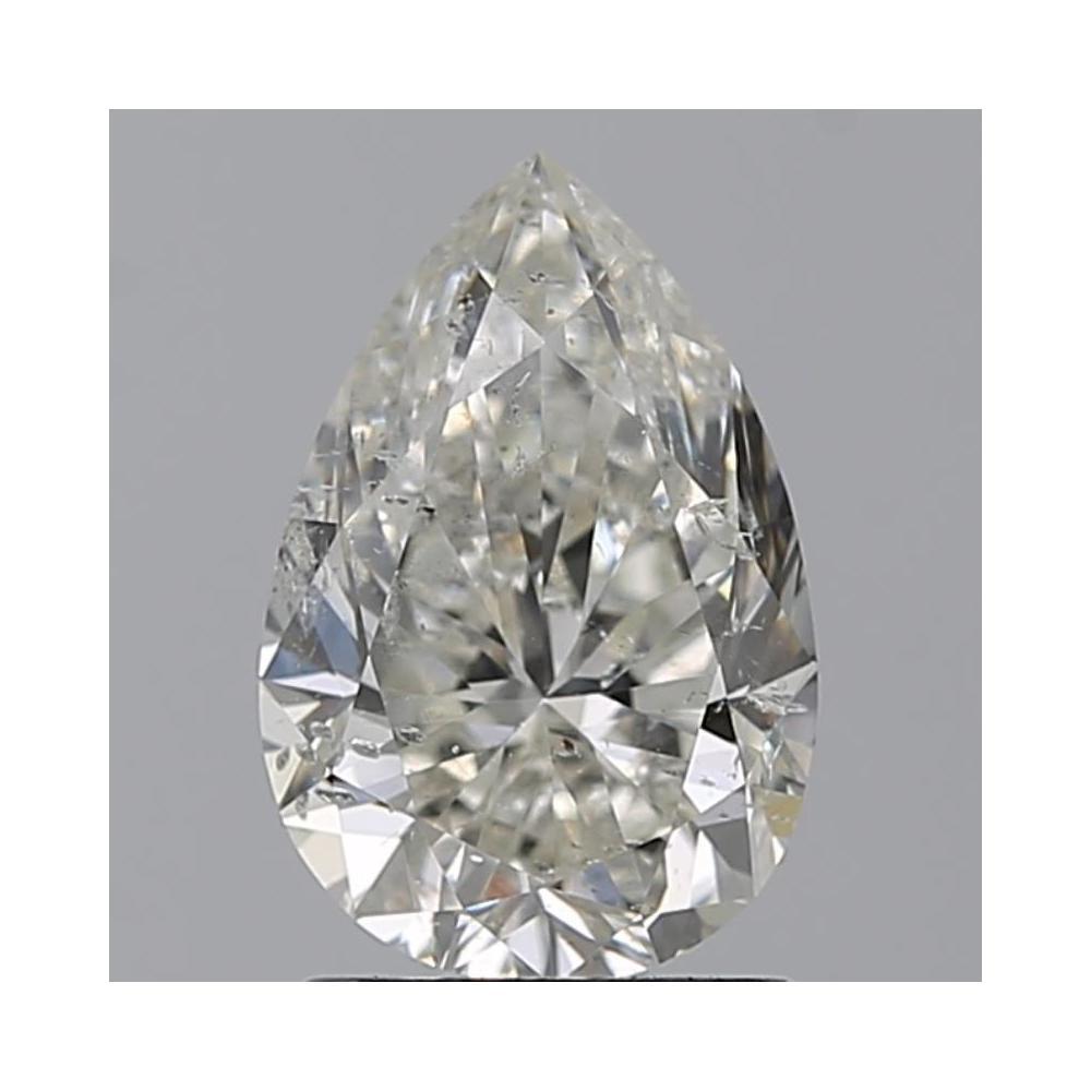 1.50 Carat Pear Loose Diamond, J, I1, Super Ideal, GIA Certified | Thumbnail