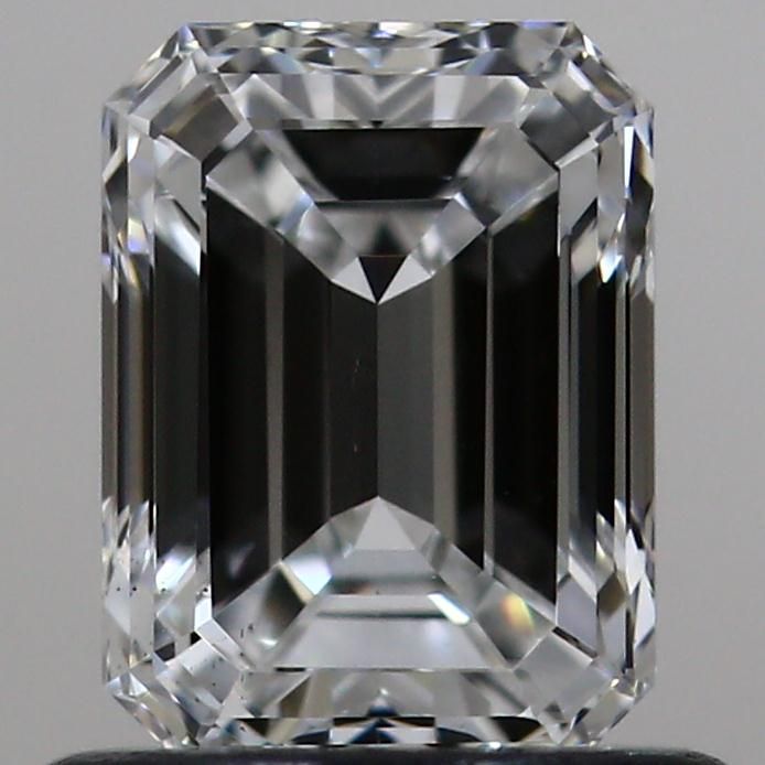 0.80 Carat Emerald Loose Diamond, D, VS2, Ideal, GIA Certified | Thumbnail