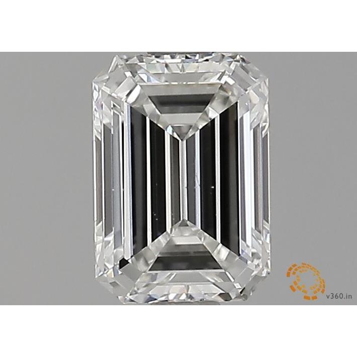 1.00 Carat Emerald Loose Diamond, H, VS1, Ideal, GIA Certified | Thumbnail