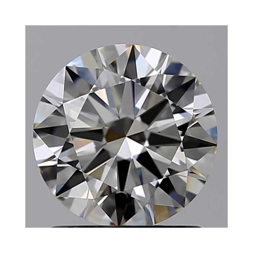 1.04 Carat Round Loose Diamond, J, VVS2, Ideal, GIA Certified | Thumbnail